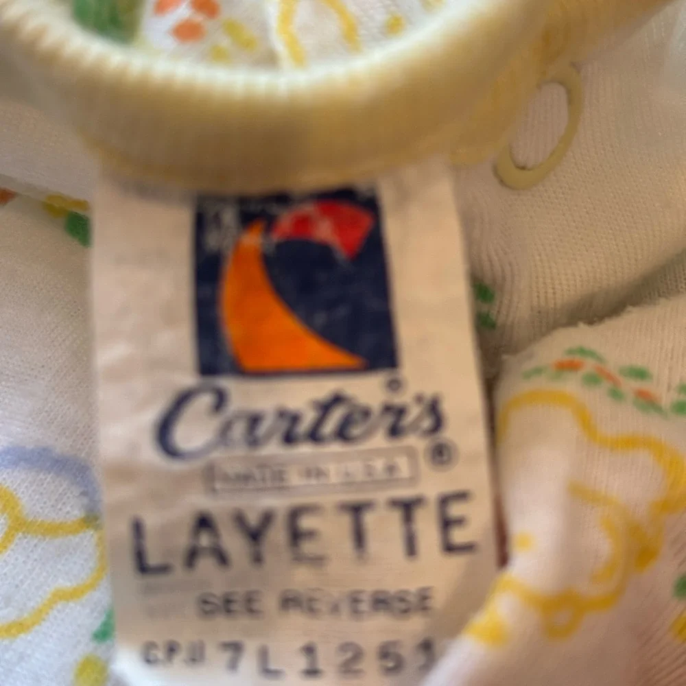 Vintage 70’s‎ Carters Layette and sleeper bundle- Made in USA